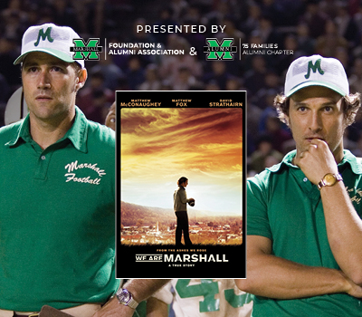 We Are Marshall event poster